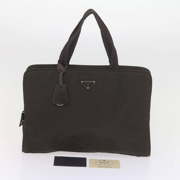 PRADA Tote Bag Nylon Khaki Auth 60769 - Picture 12 of 16
